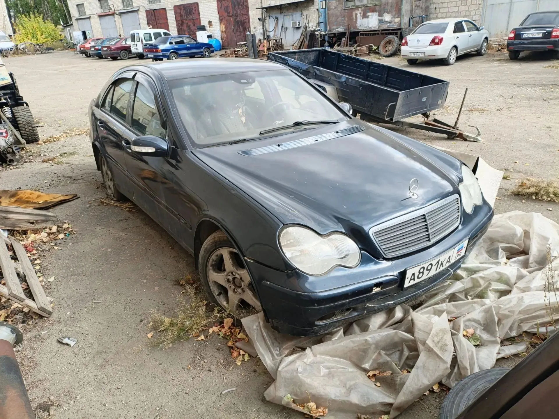 Мерседес компрессор,мотор 2.0 2001 года,не на ходу